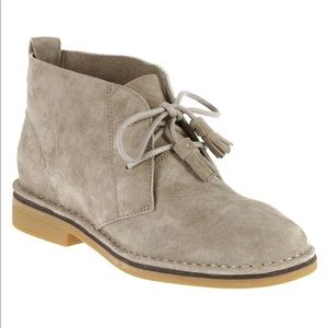HUSH PUPPIES Suede Chulka Boots Women's Cyra Catelyn Suede Ankle Boots Shoes